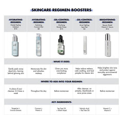 e.l.f. SKIN bottle held next to hand to show 2.7 fl oz size and travel convenience