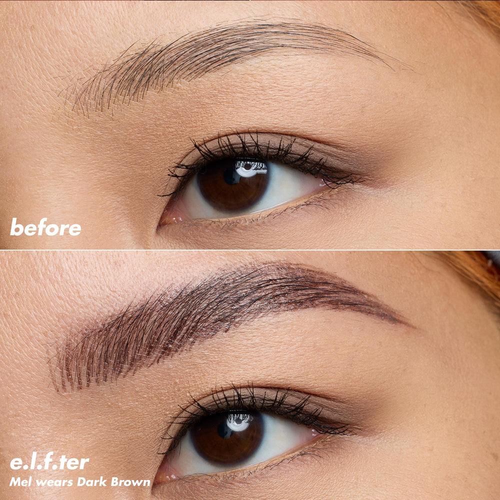 e.l.f. micro‑fine tip close‑up for precise hair‑like strokes