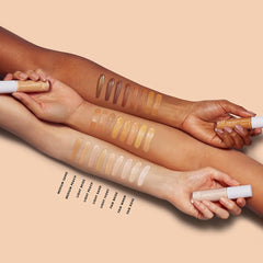 e.l.f. concealer covering blemish to show full coverage and seamless blending