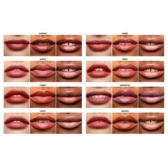 e.l.f. lip shine applied on lips demonstrating glossy natural color benefit