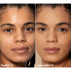 e.l.f. concealer being applied under-eye showing crease-proof benefit