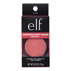 e.l.f. product applied on cheek illustrating glow and buildable color benefit