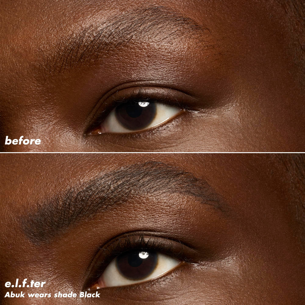 e.l.f. swatch on hand demonstrating smooth creamy pigment and even application