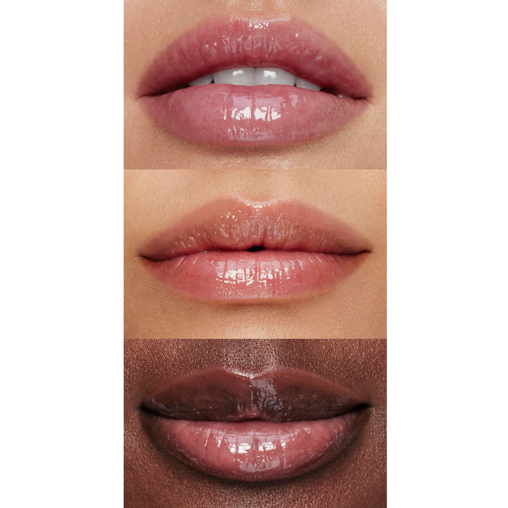e.l.f. applying on lips demonstrating cooling tingle and fuller appearance