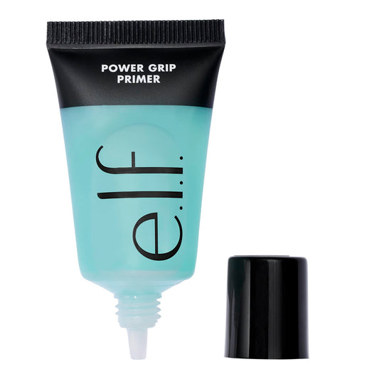 e.l.f. Power Grip Primer Mini front tube shows compact travel-ready design and convenience