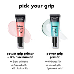 e.l.f. Power Grip Primer Mini in hand for scale highlights portable size and on-the-go use