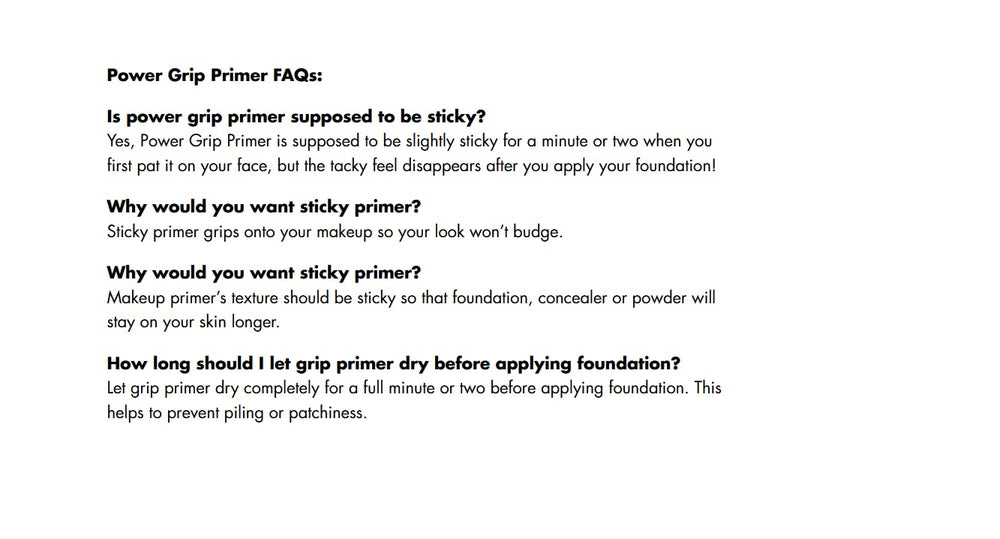 e.l.f. primer beside makeup kit illustrating primed skin and lasting finish