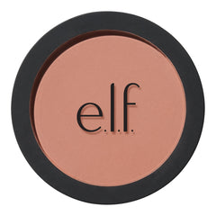 e.l.f. primer-infused blush compact front shows sleek packaging and easy use