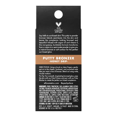 e.l.f. Putty Bronzer swatch on arm demonstrating buildable warm pigmentation benefit