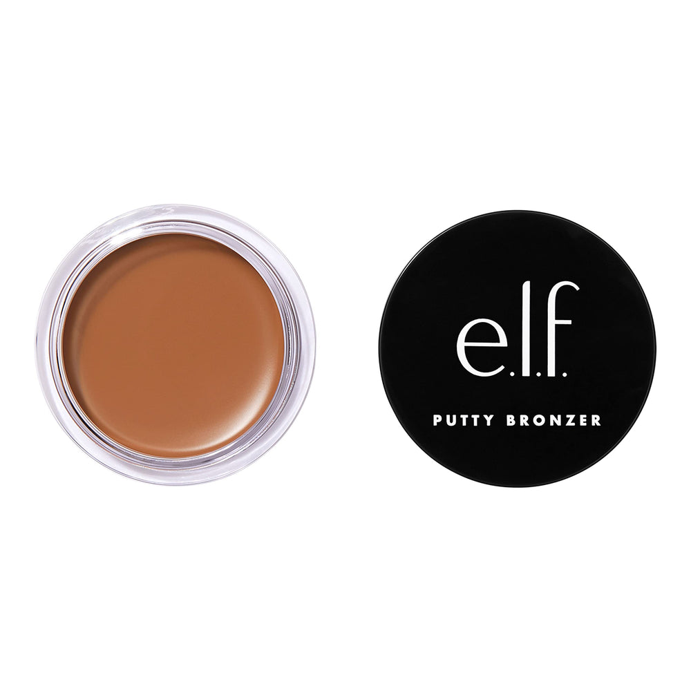 e.l.f. Putty Bronzer front compact showing sleek packaging and shade