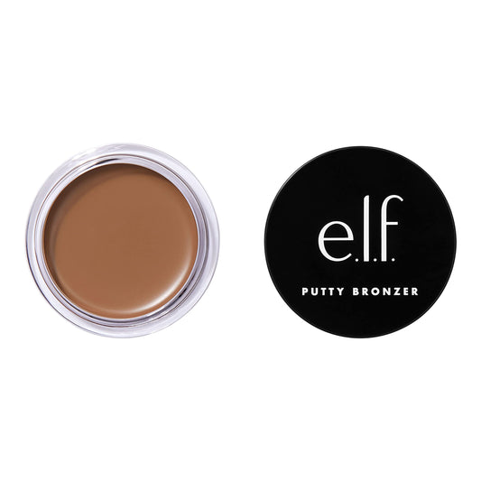 e.l.f. Putty Bronzer front packaging shows compact and shade for easy selection