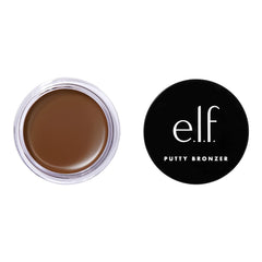 e.l.f. putty bronzer front packaging showing compact and shade sun kissed for easy selection