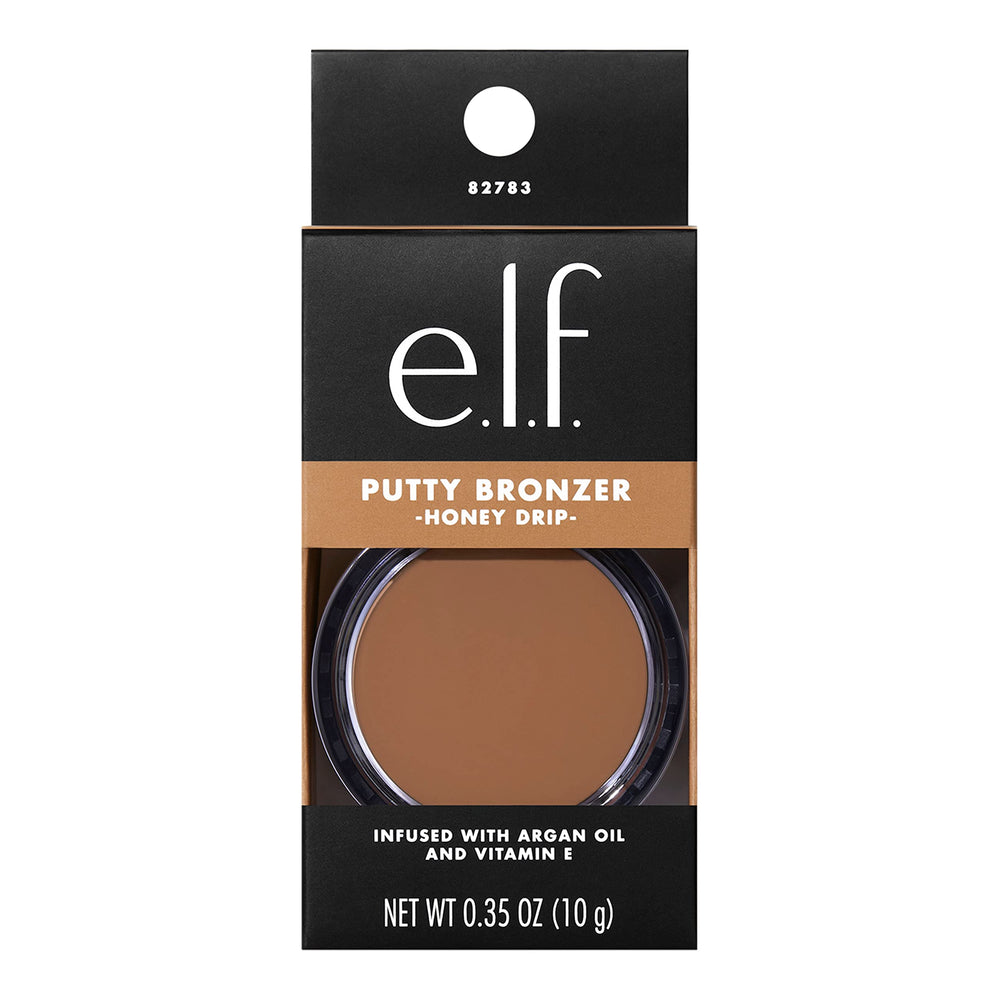 e.l.f. Putty Bronzer open compact revealing product surface and convenient travel size