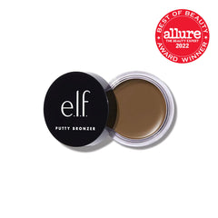e.l.f. Putty Bronzer creamy texture close-up highlighting blendable, buildable pigment