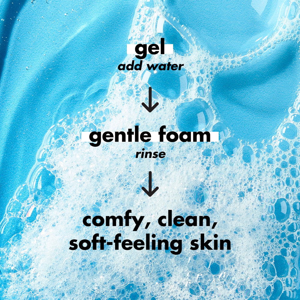 e.l.f. SKIN bottle held in hand showing size and travel-friendly benefit