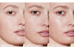 e.l.f. product in use cleansing face to remove dead skin and impurities