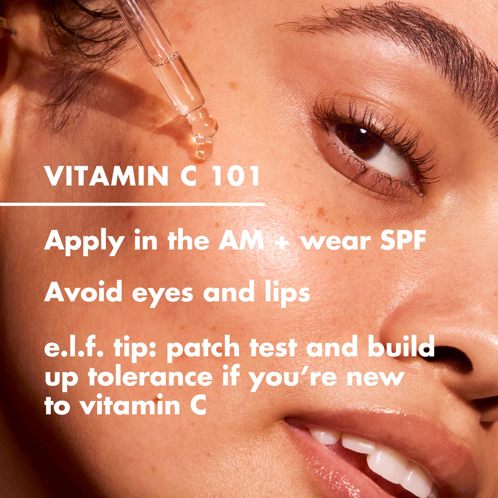 e.l.f. SKIN close-up of serum texture showing lightweight, non-greasy feel