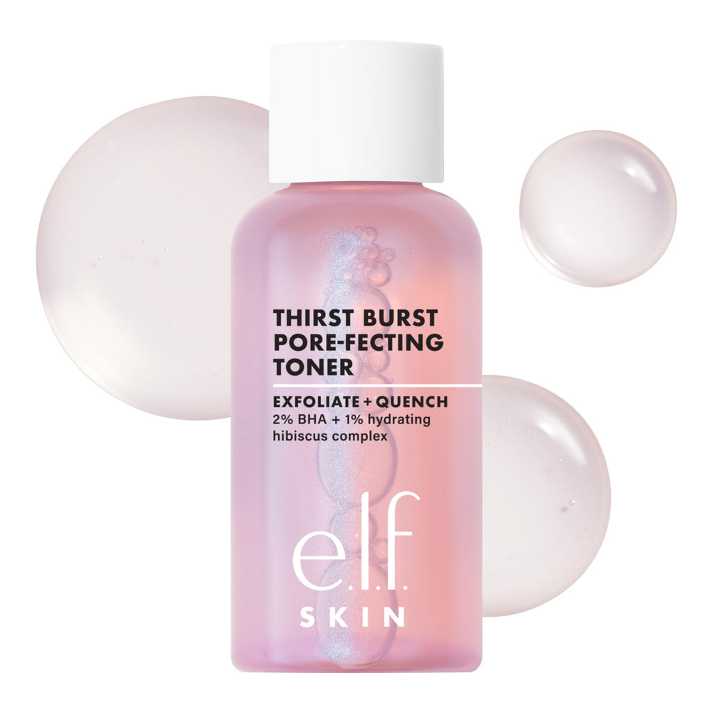 e.l.f. Skin Thirst Burst toner mini front view showing compact travel-friendly design