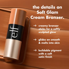 e.l.f. twist-up bronzer extended, easy retractable design benefit