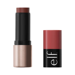 e.l.f. front view of blush stick showing shade and compact convenience