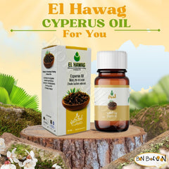 Elhawag oil texture on skin demonstrating smooth moisturizing effect