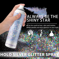 Elitles Made spray nozzle close-up for precise even glitter application benefit