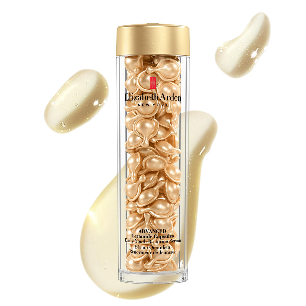 Elizabeth Arden single capsule close-up showing pre-measured serum preservation
