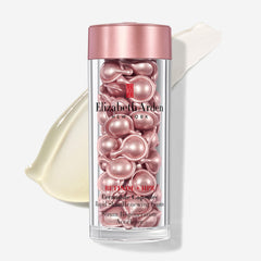 Elizabeth Arden single capsule opened showing serum texture and fresh potency