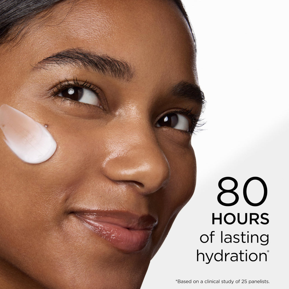 Elizabeth Arden cream on hand texture application showing lightweight spreadability