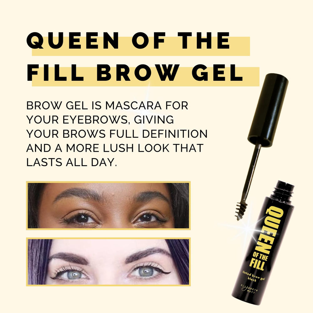 Elizabeth Mott gel texture swiped on skin showing smooth buildable coverage and natural finish