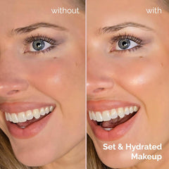 Elizabeth Mott texture droplet on skin demonstrating hydrating, non-sticky feel