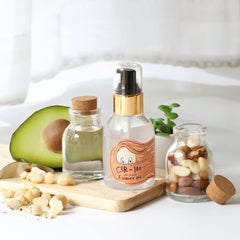 Elizavecca bottle next to ruler showing 100ml size and travel-friendly scale
