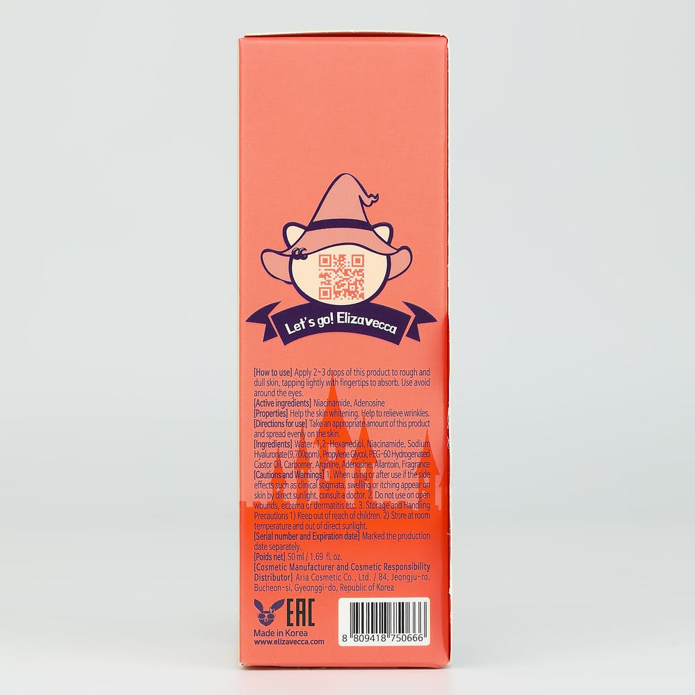 Elizavecca gel texture on hand highlighting lightweight hydration and quick absorption