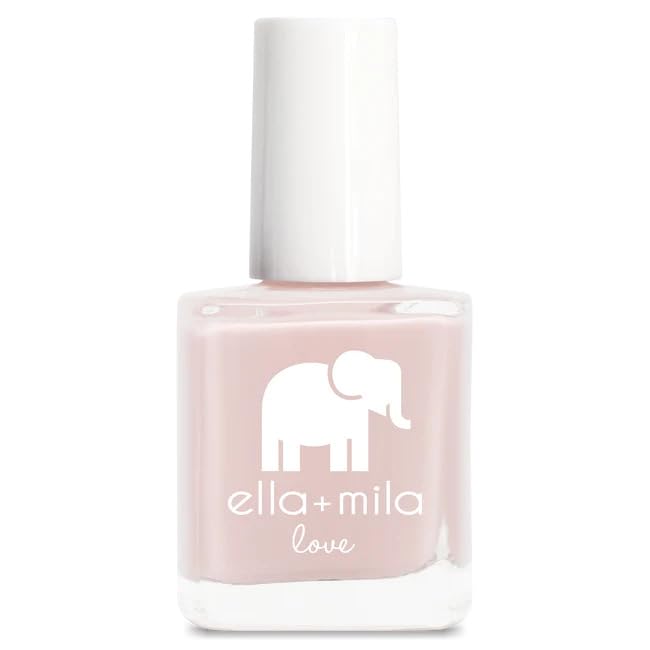 ella+mila brush stroke of Forever Mine displaying smooth, even coverage benefit