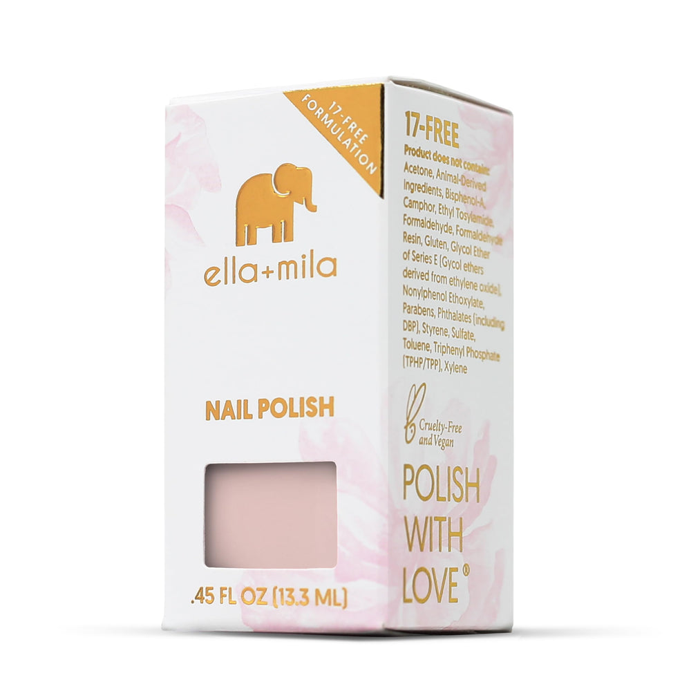 ella+mila packaging with PETA certification icons indicating cruelty-free benefit
