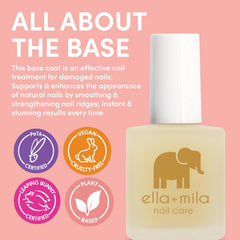 ella+mila texture close-up demonstrating self-leveling smoothing action