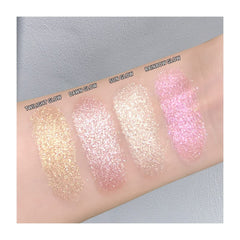 ELLESY application on cheekbone illustrating luminous finish and blended radiance