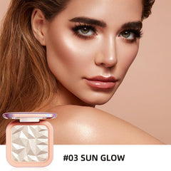 ELLESY close-up baked powder texture highlighting smooth blendability benefit