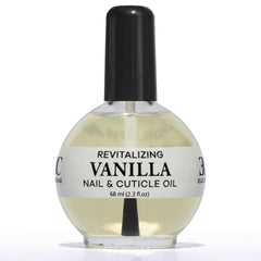 Ellie Chase front bottle showing vanilla cuticle oil and 2.3 fl oz size benefit hydration