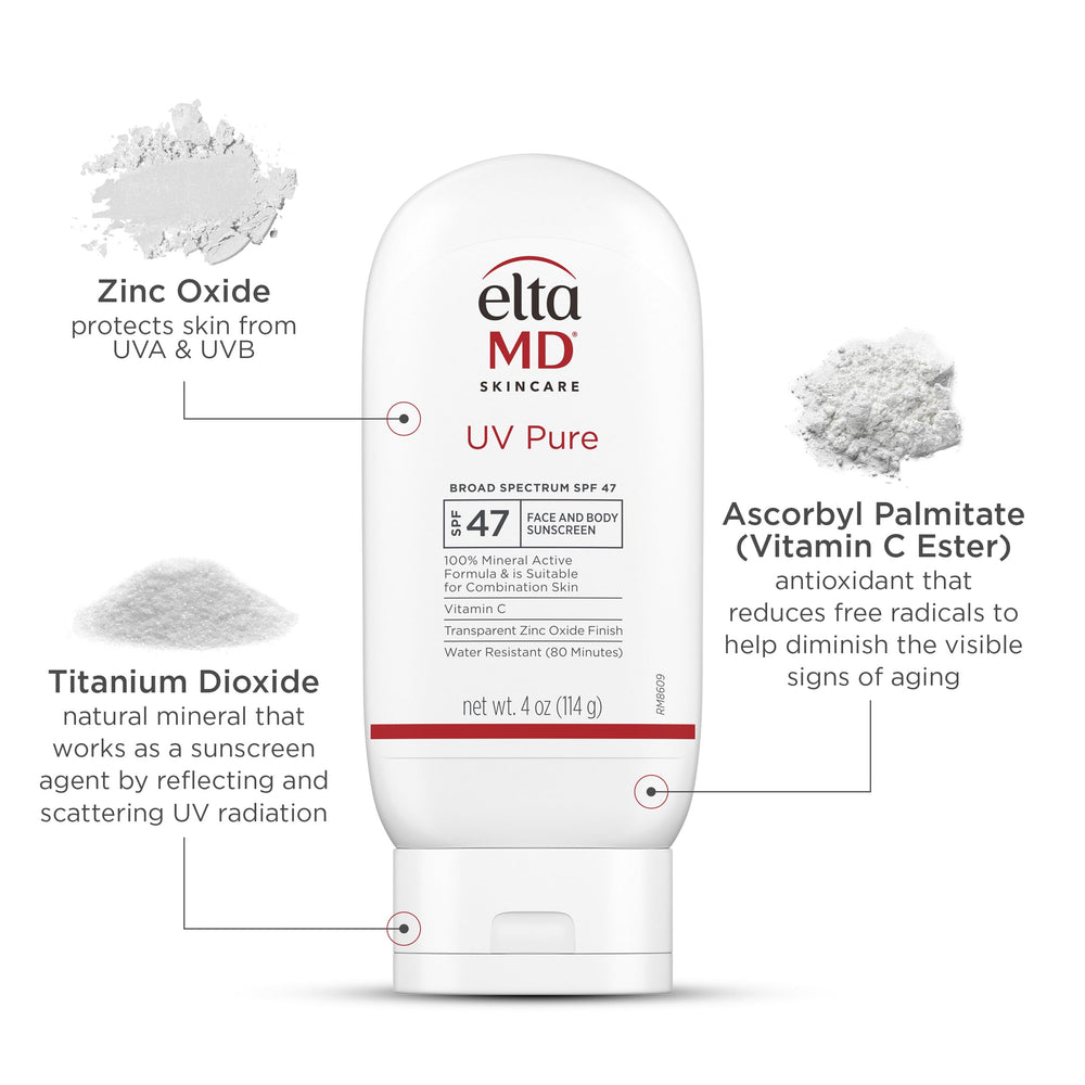 EltaMD applied to wet skin demonstrating water-resistant protection