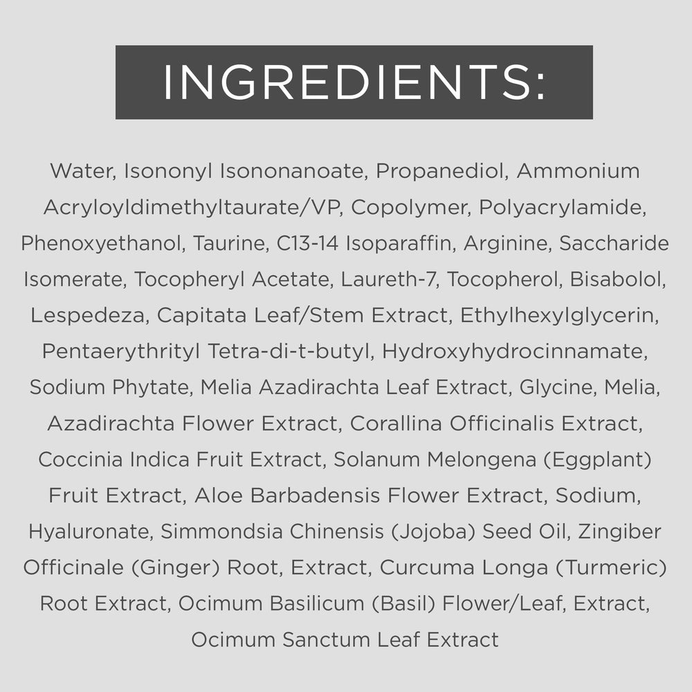 EltaMD ingredients shot with ceramides and peptides for barrier support