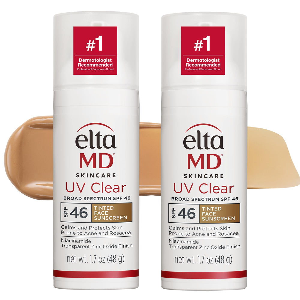 EltaMD front pump bottle showing compact travel-friendly design and SPF benefit