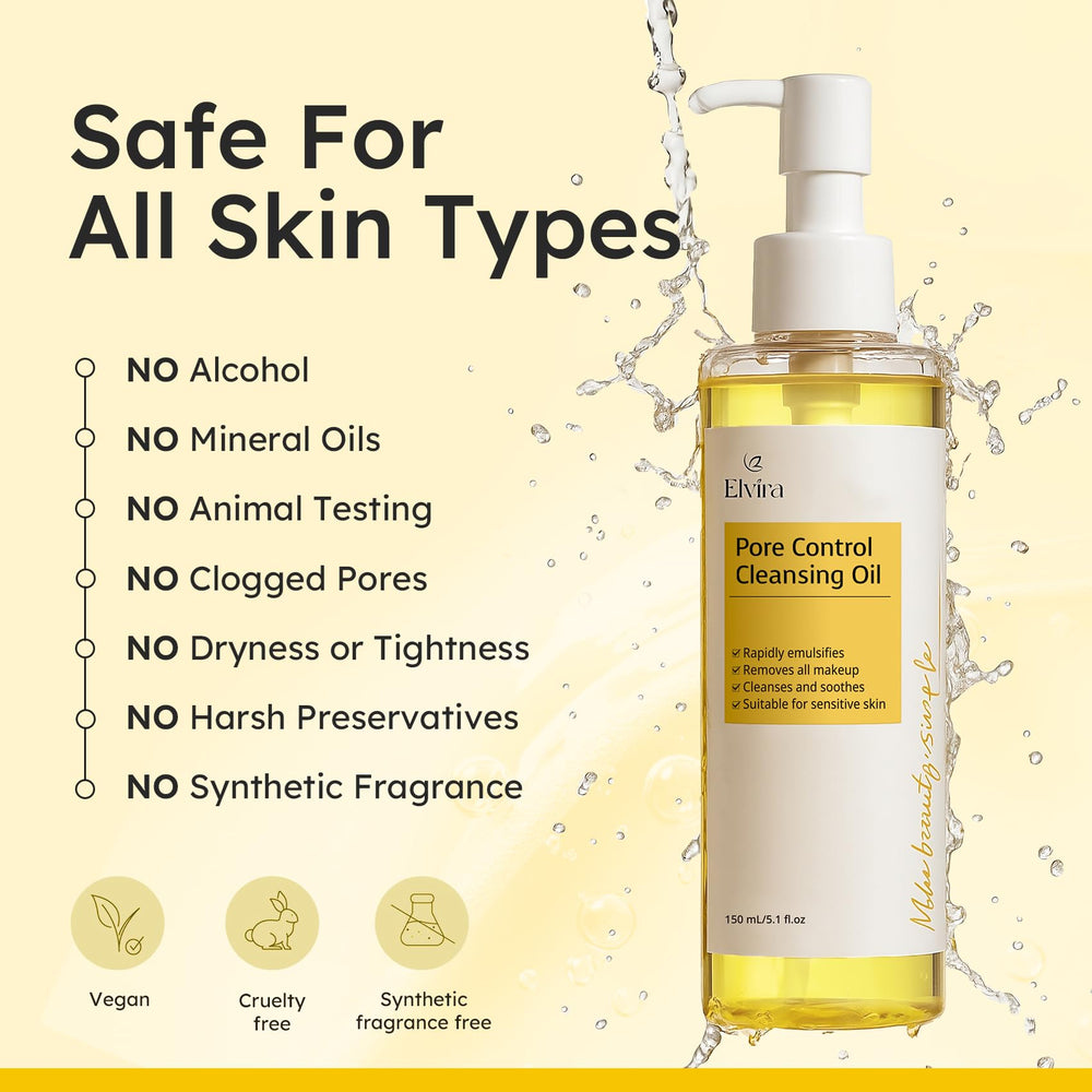 Elvira bottle label detail highlighting plant-based oils and fragrance-free claim