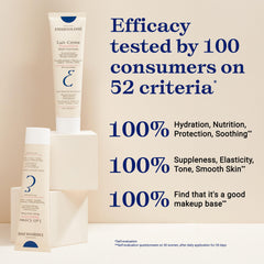 Parent applying Embryolisse to baby demonstrating gentle soothing benefit