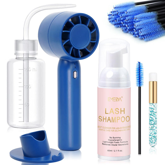 EMEDA kit layout showing all items and easy-sanitizing benefit
