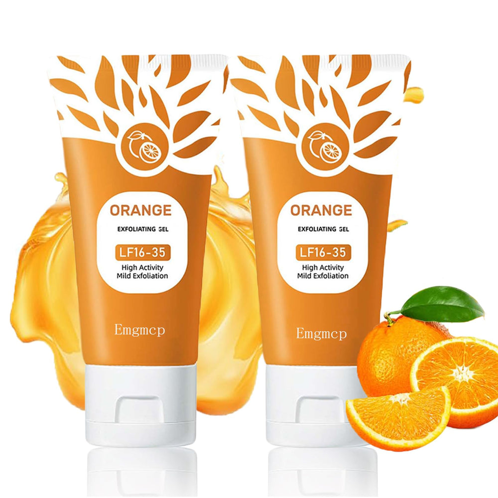 Emgmcp orange enzyme gel front tubes showing product packaging and convenience