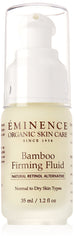 Eminence Bamboo Firming Fluid front packaging showing 1.2 oz and benefits