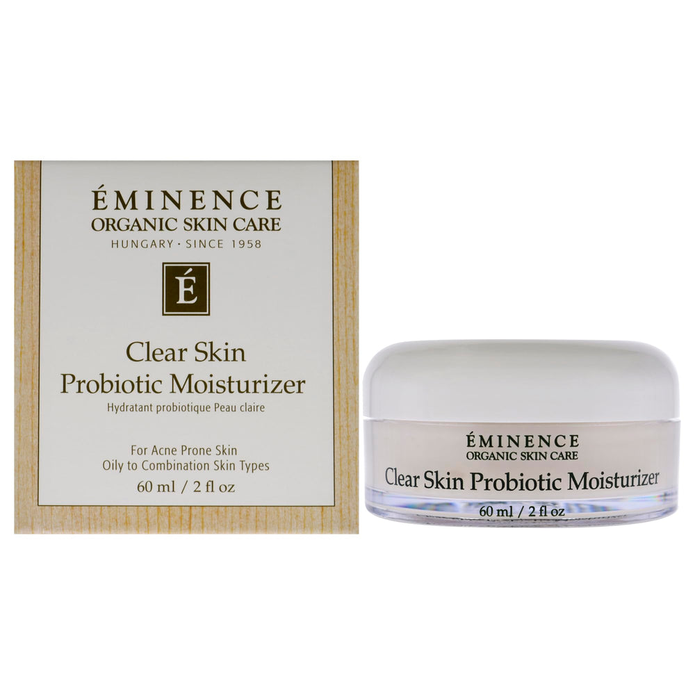 Eminence moisturizer front packaging showing 2 fl oz and label benefits