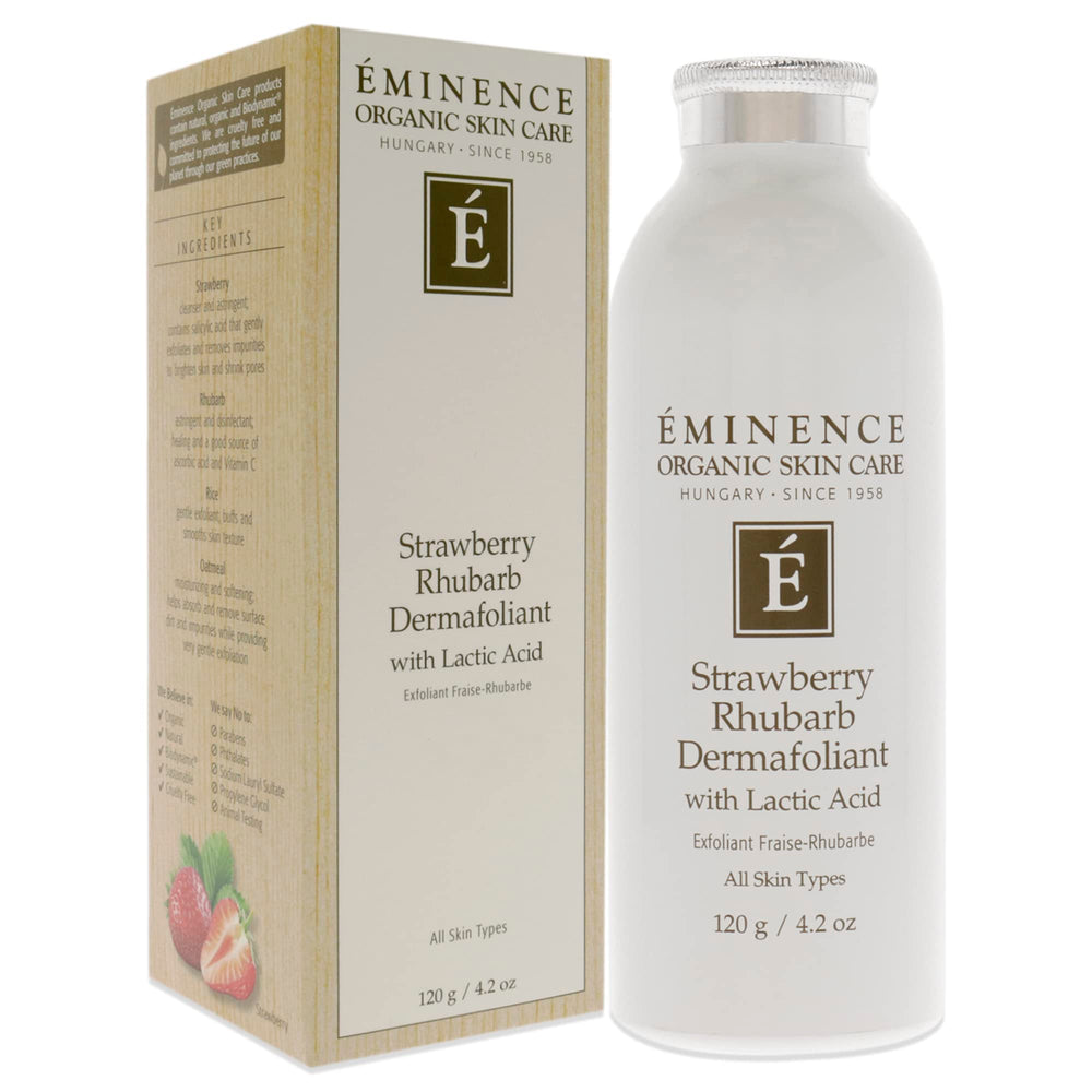 Eminence mixed paste in hand illustrating creamy texture for controlled application