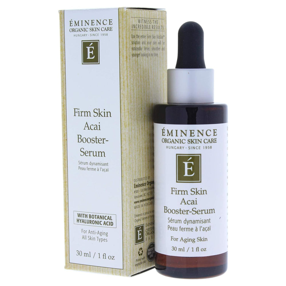 Eminence serum in bathroom routine showing easy layering benefit